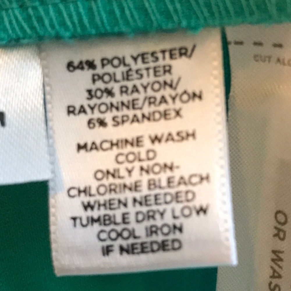 Loft teal work professional dress. Size 6 petite. - Picture 5 of 5